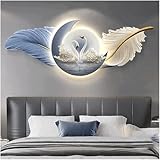 Utilisation sûre : Conçue avec des finitions polies à la main, cette décoration murale est résistante aux rayures et offre une excellente praticité. Son rétroéclairage LED crée un halo saisissant autour de l’image, vous permettant d’apprécier cette œuvre captivante sous tous les angles. Il vous suffit de l’accrocher à un mur solide et de la brancher.