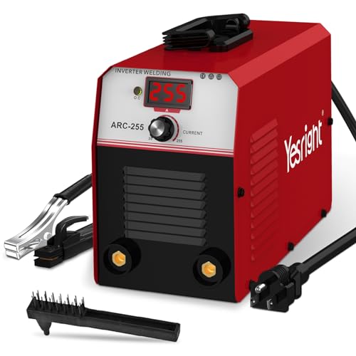 YesRight Stick Welder Machine 255A MMA Welding Machine 110V/220V Portable ARC Welder Machine with IGBT Digital Display Hot Start for Outdoor Repairs Farms Home DIY