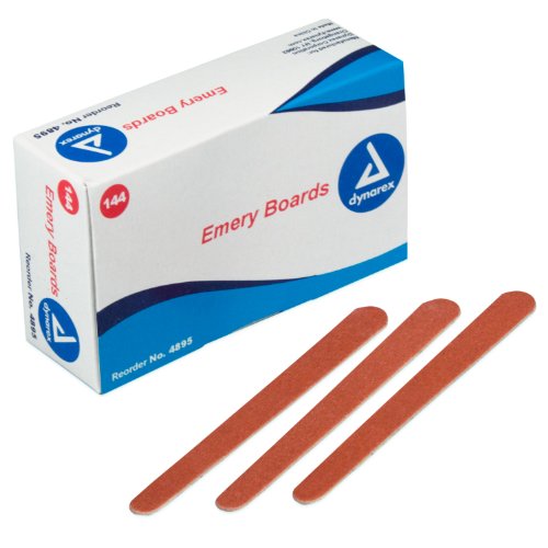 Dynarex Emery Board 4895BX lime à ongles émeri en boîte pour soin des mains