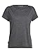 Produktbild icebreaker Via Scoop T-Shirt Damen Monsoon Heather Größe S 2020 Kurzarmshirt