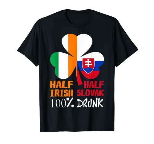 Cadeau de St Patrick demi irlandais T-Shirt