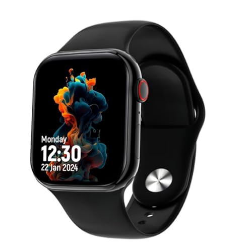 Image of PunnkFunnk T55 Ultra Smart Watch with 2 Series | HD 1.83 inch Display | Bluetooth Calling | Sports Mode | Health Mode | Sleep Tracking | Compatible with All Android & iOS (Black Strap)