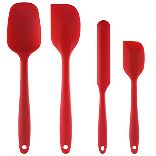Silicone Spatula set : U-Taste 480ºF Heat-Resistant Spatula - One Piece Seamless Design