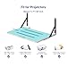 AREAJD Black White Small Mini Projector Shelf for Wall, Cable Box/Router Shelf,Floating Projector Mount, Holder Stand Accessories
