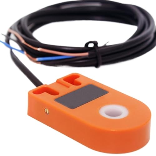 MXXDMOPD 1 capteur de proximité inductif annulaire HX-DGS-10N, Orange, Trou de 10 mm, 6-36 V CC, 3 Fils, NPN normalement Ouvert, for métaux