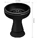 Xpress Hookah Silicone Hookah Bowl – 7-Hole Hookah Head Bowl Premium Shish Bowl Phunnel Hookah Bowls (Black)