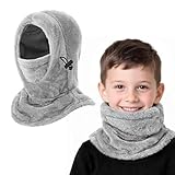 【Taille Unique】Cette cagoule pour enfant est dotée d'un cordon élastique réglable qui permet de l'ajuster à différents besoins et tours de tête, tout en offrant une chaleur supplémentaire. Conçue pour les enfants dont le tour de tête est d'environ 52-54 cm (20,47-21,25 pouces), elle est parfaite pour les garçons et les filles de 4 à 9 ans.