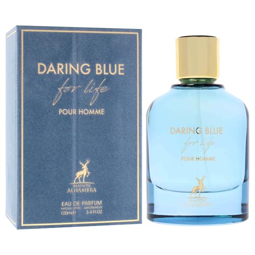 Daring Blue For Life | Eau De Parfum 100ml | By Maison Alhambra - Image 4