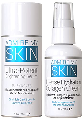 Potent Dark Spot Remover + Hyaluronic Acid Collagen Cream - This Potent Skin Care Set Will Fade All Your Dark Spots AND Provide Deep Moisturizing Hyaluronic Acid Collagen Cream For Glowing Skin Potent Dark Spot Remover + Hyaluronic Acid Collagen Cream - This Potent Skin Care Set Will Fade All Your Dark Spots AND Provide Deep Moisturizing Hyaluronic Acid Collagen Cream For Glowing Skin