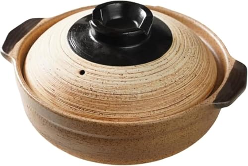 土鍋 ふっくらご飯鍋 3合炊 ばんこ焼 陶器 ご飯鍋 直火 炊飯鍋 IH ガス火対応 こびりつきにくい お手入れカンタン 耐熱 耐久性を持つ 小ぶりな ふかなべ4000ml 炊飯 煮物 おかゆ 家庭用 ギフト (ふかなべ2000ml)