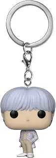 Funko POP!キーチェーン:BTS - Suga | 公式商品 - 鍵、バッグ、バックパック用のミニフィギュアキーリング - ストッキングフィラーとパーティーバッグギフト