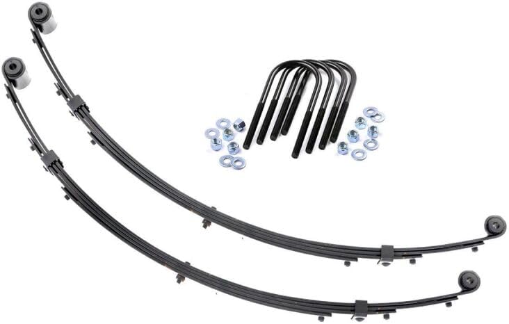 Rough Country 4" Front Leaf Springs for 1987-1995 Jeep YJ - 8010Kit