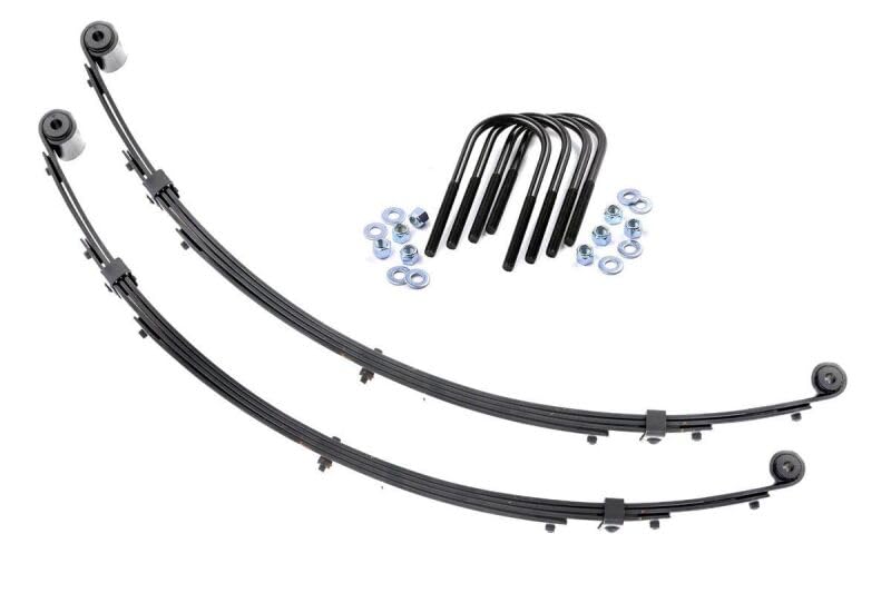 Rough Country 4" Front Leaf Springs for 1987-1995 Jeep YJ - 8010Kit-image-36