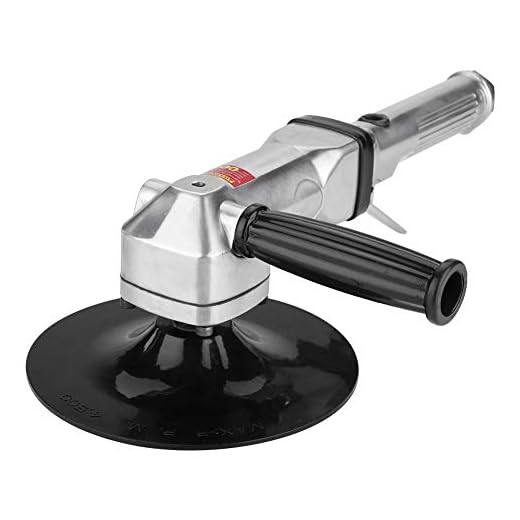 Electric Grinder, Angle Sander, Heavy Duty 7" Air Angle Sander 4500rpm Pneumatic Polisher Hand Sanding Tool