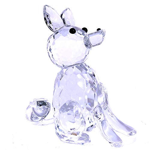Clear Crystal Fox Animal Figurines Paperweight Art Collection Cut Glass Table Ornament Sculpture Home Decorations Christmas Kids Gift #TOP1