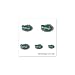NCAA Florida Gators 4-Pack Temporary Nail Tattoos
