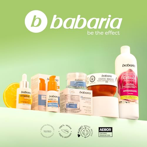 Miniatura 7 de Babaria - Crema Hidratante Facial Mujer 24h | Crema Facial Hidratante Vegana con Aloe Vera 100% Puro y Vitamina E | Antiarrugas, Antiedad y Regeneradora | 50 ml