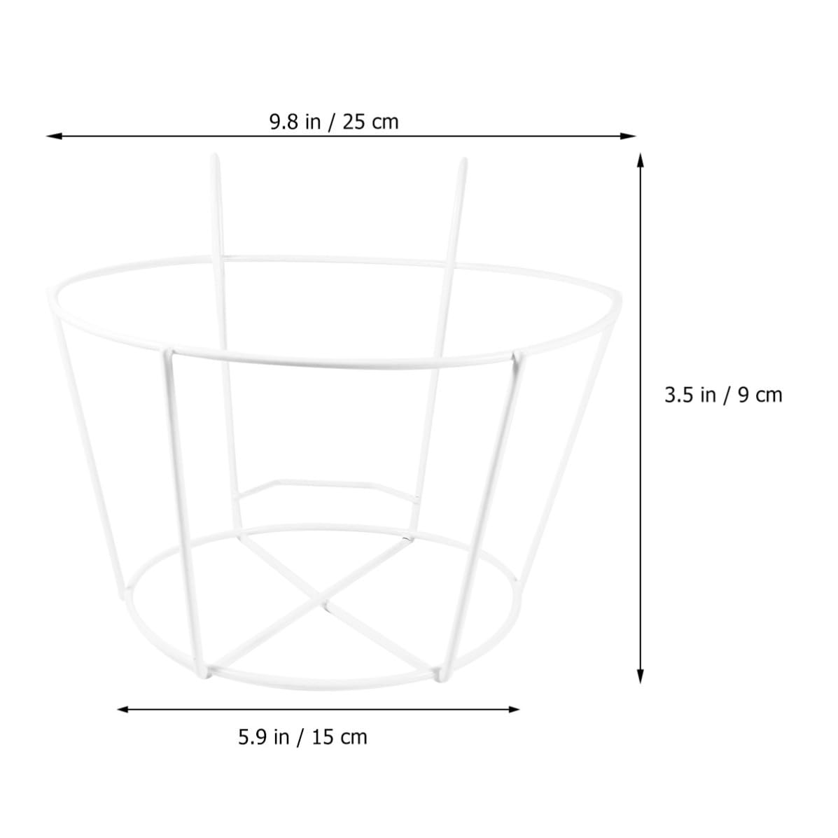 2 Soportes Colgantes de Hierro Blanco para Macetas Diseño Hueco Creativo, Estante Redondo para Bonsáis Adecuado para Cocina y Alféizar, Fácil Riego y Protección de Suelos