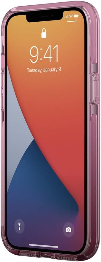 Kate Spade Defensive Hard Case for iPhone 12 Pro Max - Glitter Ombre Magenta