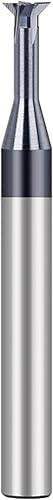 NUSHKI Broca de fresado de cola de milano de 60 grados, fresadora de ranura en T, fresadora de carburo de tungsteno, D6x60x3x8x50