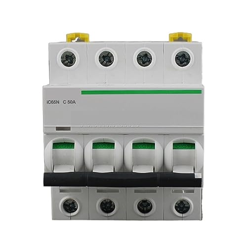 Disjoncteur Acti 9 A9F18450 iC65N 4P C50A pour armoire électrique tertiaire