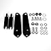 Black Highway Footpeg Foot Peg Mount Kit For 91-16 Harley Dyna FXD FXDL FXDB FXDC