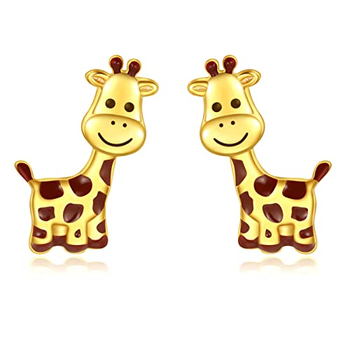 925 Sterling Silver Animals Earrings Hypoallergenic Stud Earrings Cute Animal Jewelry Unique Gifts for Women