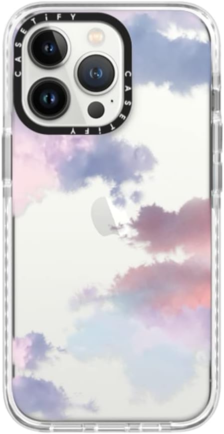 CASETiFY Impact iPhone 13 Pro Case [6.6ft Drop Protection] - Clouds - Clear Frost