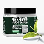 Foot Scrub with Tea Tree,Salicylic & Glycolic Acid | Best Exfoliating Foot Scrub for Dead Skin, Rashes, Warts, Athlete's Foot, Corns & Calluses, Foot Odour, Insect Bites | Foot Care for Women & Men
