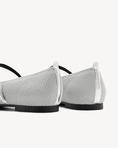 Women's Mary Jane Flats - Comfortable Ballet Style Shoes with Adjustable Strap, Lightweight Breathable Work Flats for Women, Office & Daily Wear4