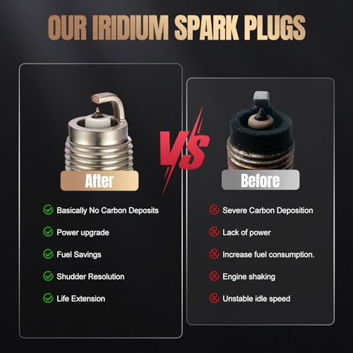 Image of Iridium Spark Plug 9807B-561BW 4 Pack for Honda Civic