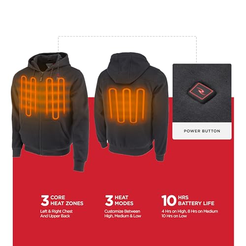 Radians Men's Standard Heated Apparel-Jackets, Gray3