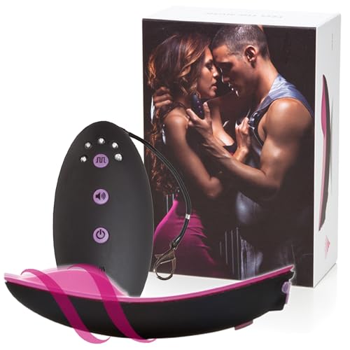 OhMiBod Club Vibe 2.0H Wearable Panty Vibrator - Wireless Remote Control Vibrator with 2 Play Modes - Sexy Toys for Couples - Gifts for Women - Gifts for Her - Pink/Black