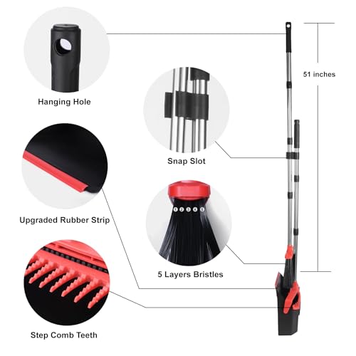 Tiumso HEAVY DUTY DUSTPAN AND BROOM Upgrade Broom And Dustpan Set thumb #8