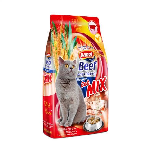 panzi pet Fit Active Burstin' out Regular - Comida para gatos - Croquetas para gatos con sabor a pollo - 10 kg (Carne de res)