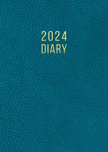 2024 Diary A4 Page A Day: One Page Per Day Daily Diary Planner & Organiser for 366 Days, Dated from Jan 2024 to Dec 2024, Fully Lined Journal Notebook with Calendars, To-Do List and Notes | Blue