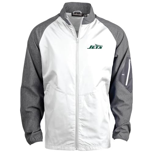 Image of Dunbrooke Men's NFL Hurricane Raglan Full-Zip Windbreaker Jacket