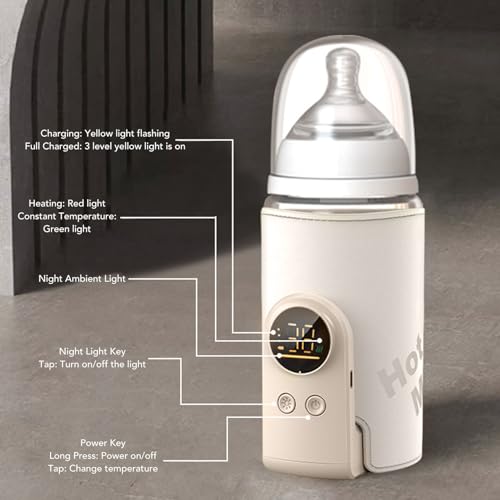 Luocute Cordless Baby Bottle Warmer, Constant Temperature - Image 6