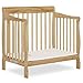 Dream On Me Aden 4-in-1 Convertible Mini Crib In Natural, Greenguard Gold Certified, Non-Toxic Finish, New Zealand Pinewood, With 3 Mattress Height Settings