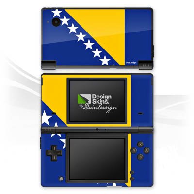 DeinDesign Skin kompatibel mit Nintendo DSi Folie Sticker Bosnien Flagge Flaggen