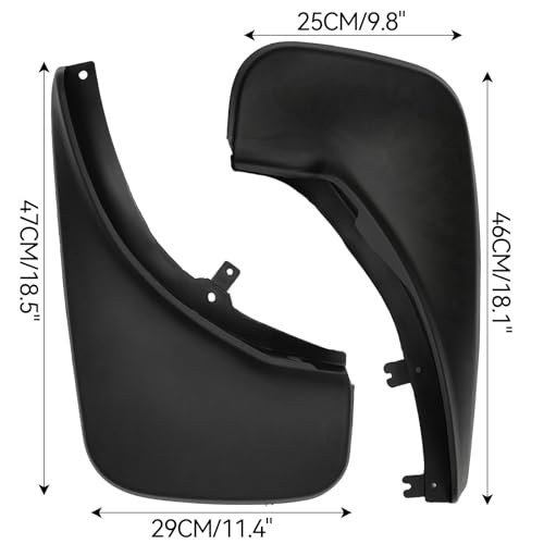 Guardabarros para Range Rover L322 (2002-2012): juego de 4 piezas protectoras contra salpicaduras 6