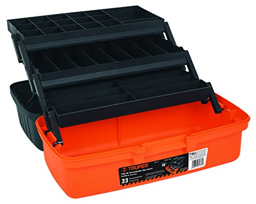 TRUPER CPE-16G 3-Tray Tackle Boxes Grey 4Lb (1.8Kg)