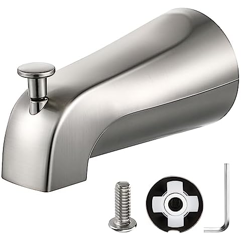 Enhon Slip-On Tub Spout with Diverter Cover