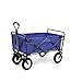 InChengGouFouX Składany wózek na zakupy na zewnątrz praktyczny wózek na zakupy 3 kolory składany i lekki 4 kółka wysuwany uchwyt (kolor: Niebieski, rozmiar: 90 x 50 x 100 cm)