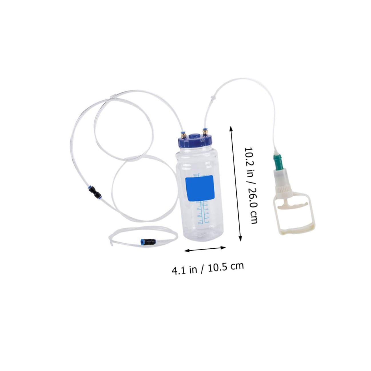 iplusmile Manuelle Vakuumpumpe für Motorölwechsel 2l Gummi Abs Satz
