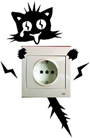 Decorative Wall, Glass, Door Sticker, (Choose from Different Colours) - Electrocuted