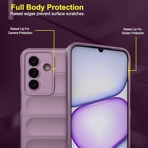 Image of Zapcase Back Case Cover for Samsung Galaxy M47 5G | Compatible for Samsung Galaxy M47 5G Back Cover | Liquid Silicon Magic Case with Camera Protection | Lavender