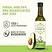 AVA JANE'S KITCHEN - Extra Virgin Avocado Oil - 100% Cold Pressed, Natural, & Unrefined - 480°F High Smoke Point, Rich in Potassium & Vitamins - Creamy & Buttery Taste - 2 Bottle Pack, 8.4 fl oz each