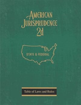 Paperback American Jurisprudence 2d (State and Federal) Table of Laws and Rules Book