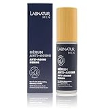 Labnatur MEN Sérum Facial Hombre con Ácido Hialurónico, Ginseng y Carnosina – Antiarrugas, Reafirmante, Hidratante y Antioxidante – Cosmética Natural Vegana – Fabricado en España – 30 ml